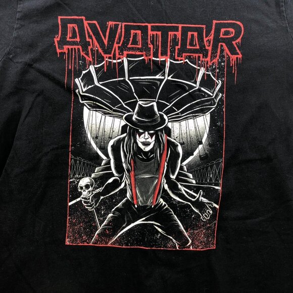 Avatar Band Graphic Tee Men's Large Black Crew Neck Short Sleeve Casual - Picture 3 of 7